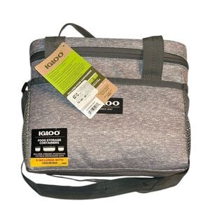 Iglooo Gray Cooler Bag.NWT